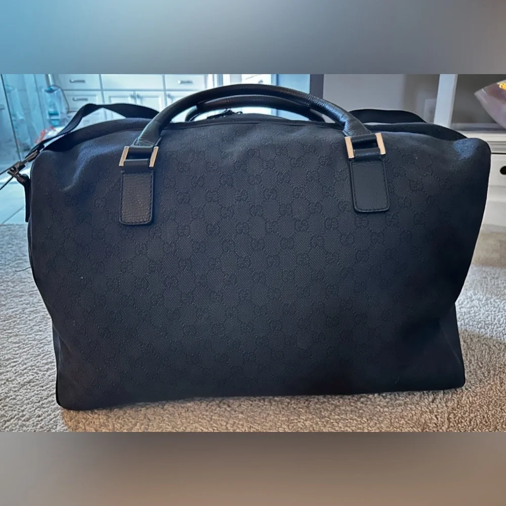 Gucci Black Duffel Bag